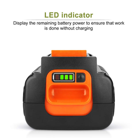 Powilling compatible LBX2040 model badge shown for Black Decker compatibility