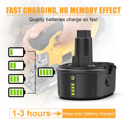 Powilling replacement battery with DC9310 charger compatibility for reliable recharging