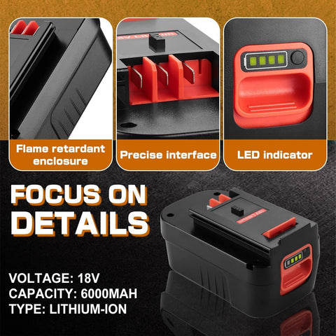 Powilling HPB18 battery temperature-safe shell protects the cells during use.