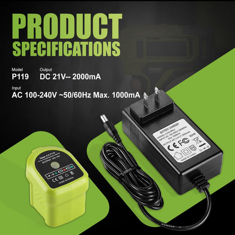 Powilling P102 battery side profile showing compact design