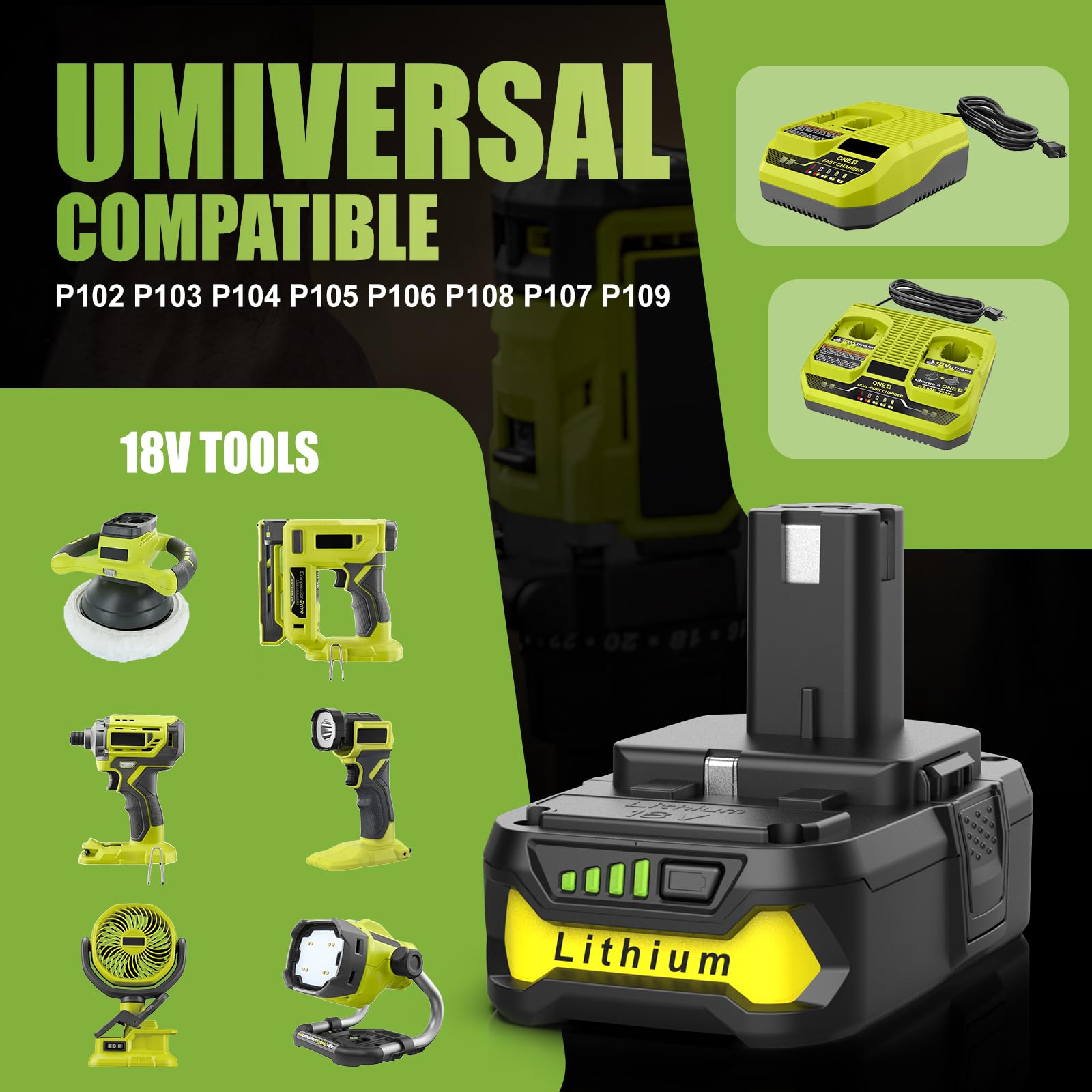 Powilling P119 charger portable and compact for quick on-site recharging