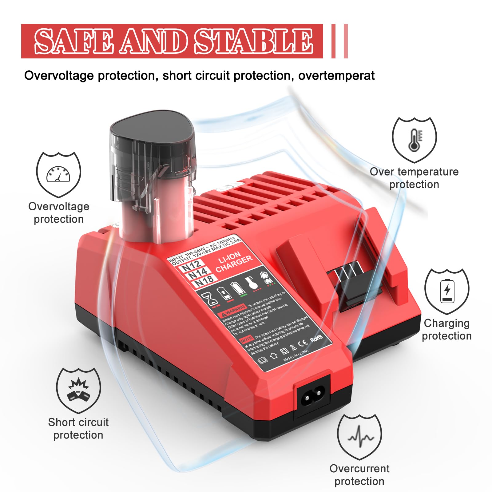 Powilling rapid charger communicates with battery for optimal life