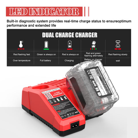 Powilling rapid charger with cooling system for stable performance