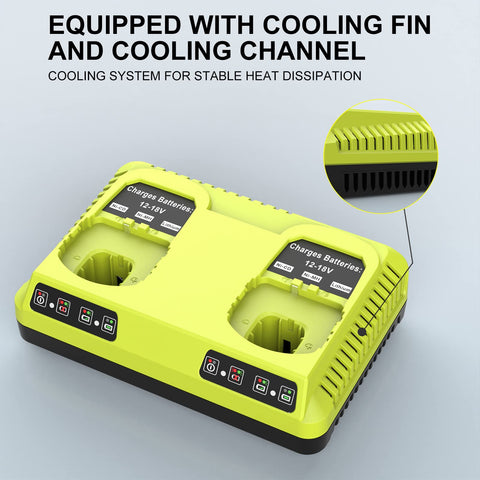 Powilling dual-charging reduces downtime for busy workdays.