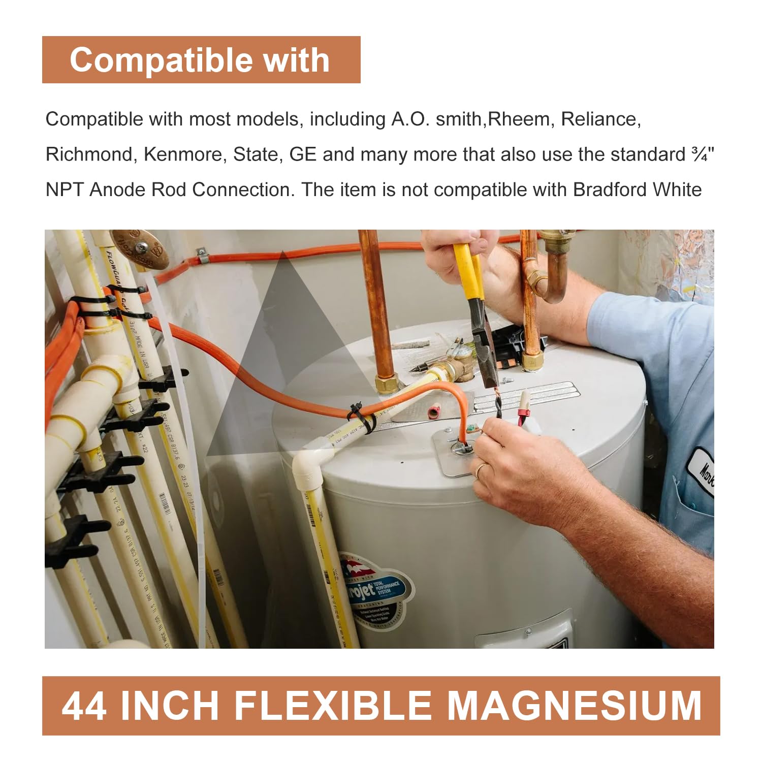 Compatibility across Rheem, GE, Reliance, Richmond and Kenmore water heaters