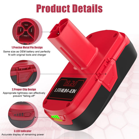 POWTREE CE, RoHS, and FCC certifications label on battery packaging.