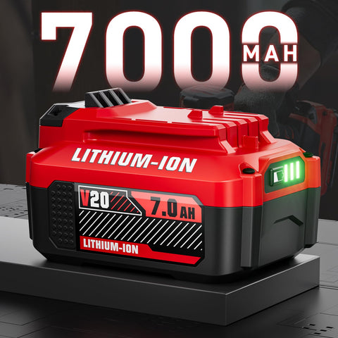 Powtree battery designed for Craftsman 20V tools offering reliable energy.