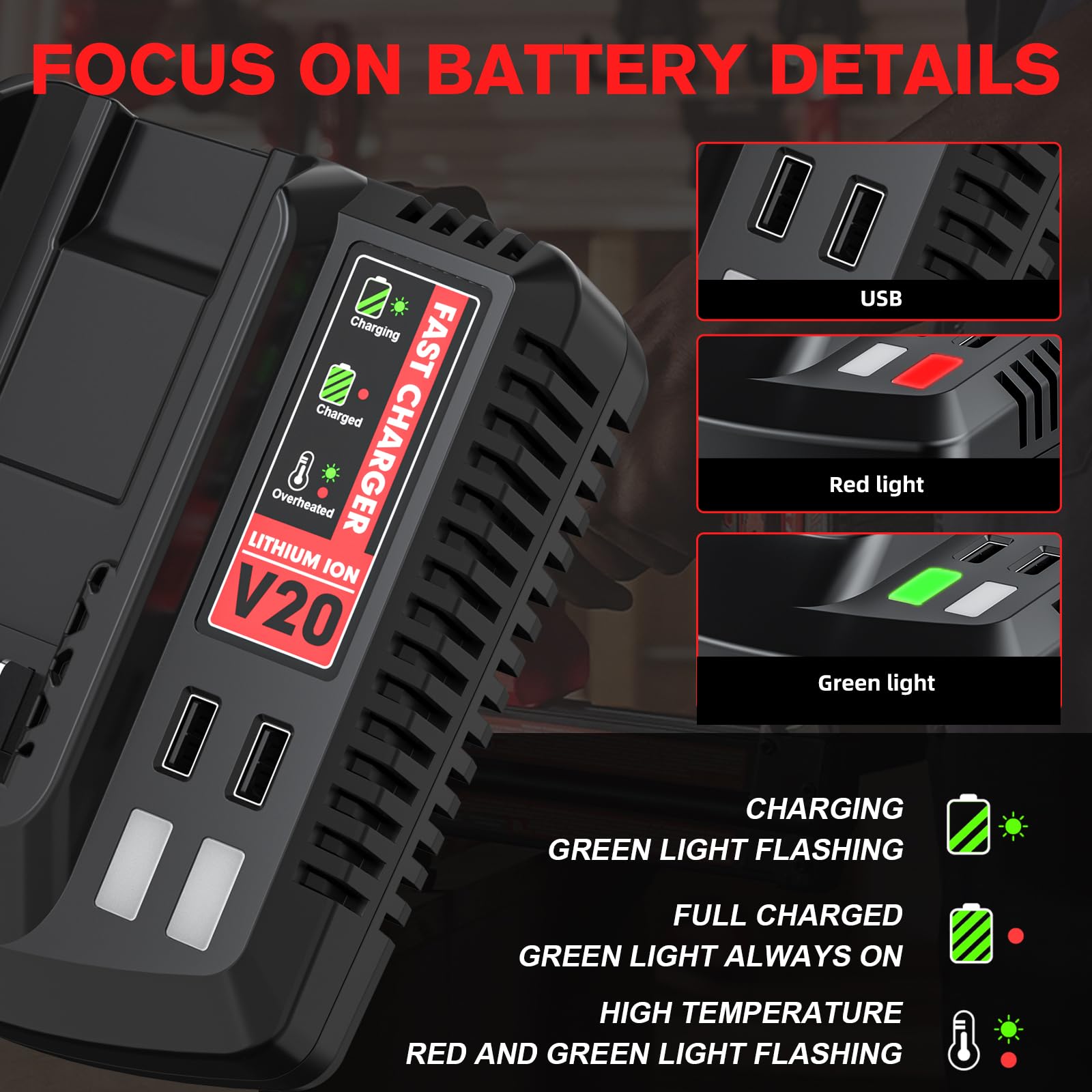 No memory effect and low self-discharge for flexible use.