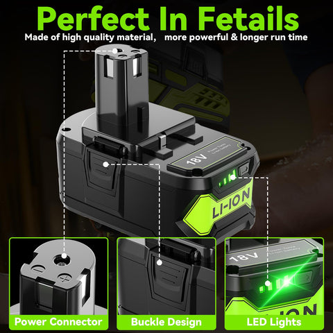 POWTREE power indicator LED visual helps monitor charge status at a glance.