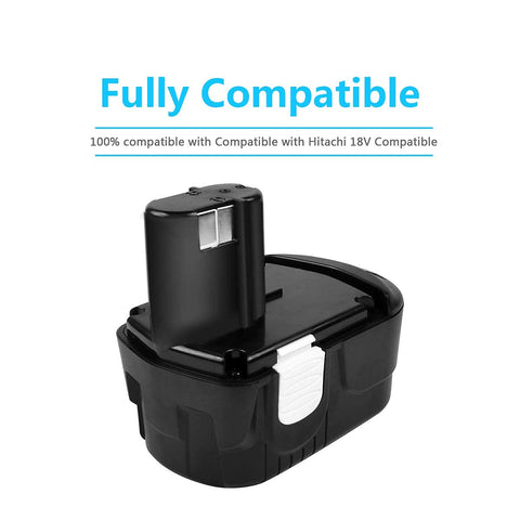 Powtree rapid-charge 18V battery with safety protections.
