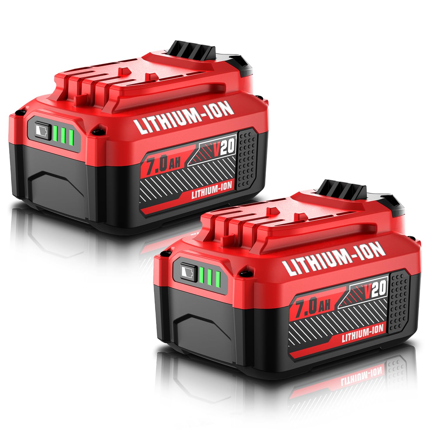 POWTREE upgrade 2-pack 7.0Ah battery for CMCB204 with longer runtime