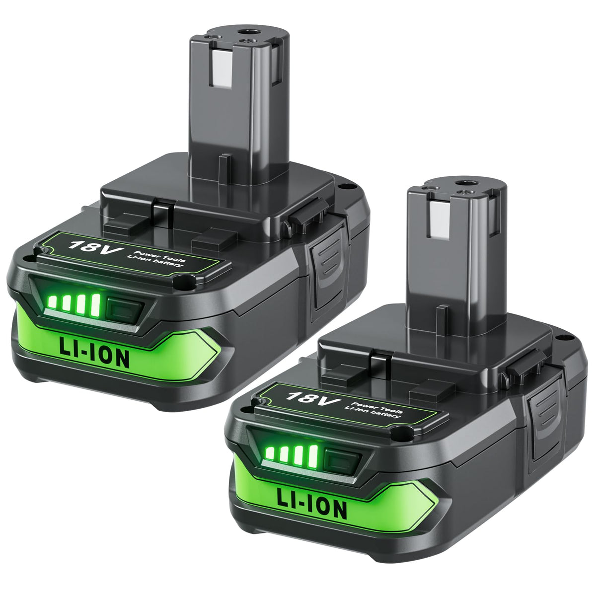POWTREE upgraded 4000mAh Ryobi P107 battery boosts runtime for cordless projects.
