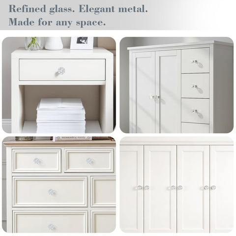 POZEAN knob polish maintains shine on glass accents over time.