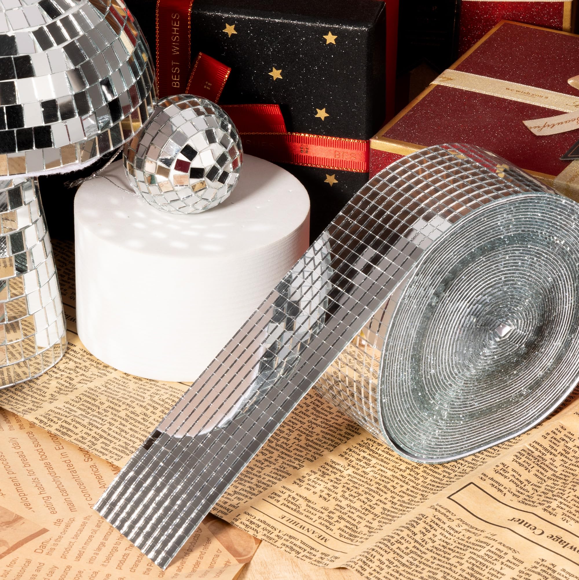 PP OPOUNT 5x5mm disco tile detail highlights precision for intricate designs.