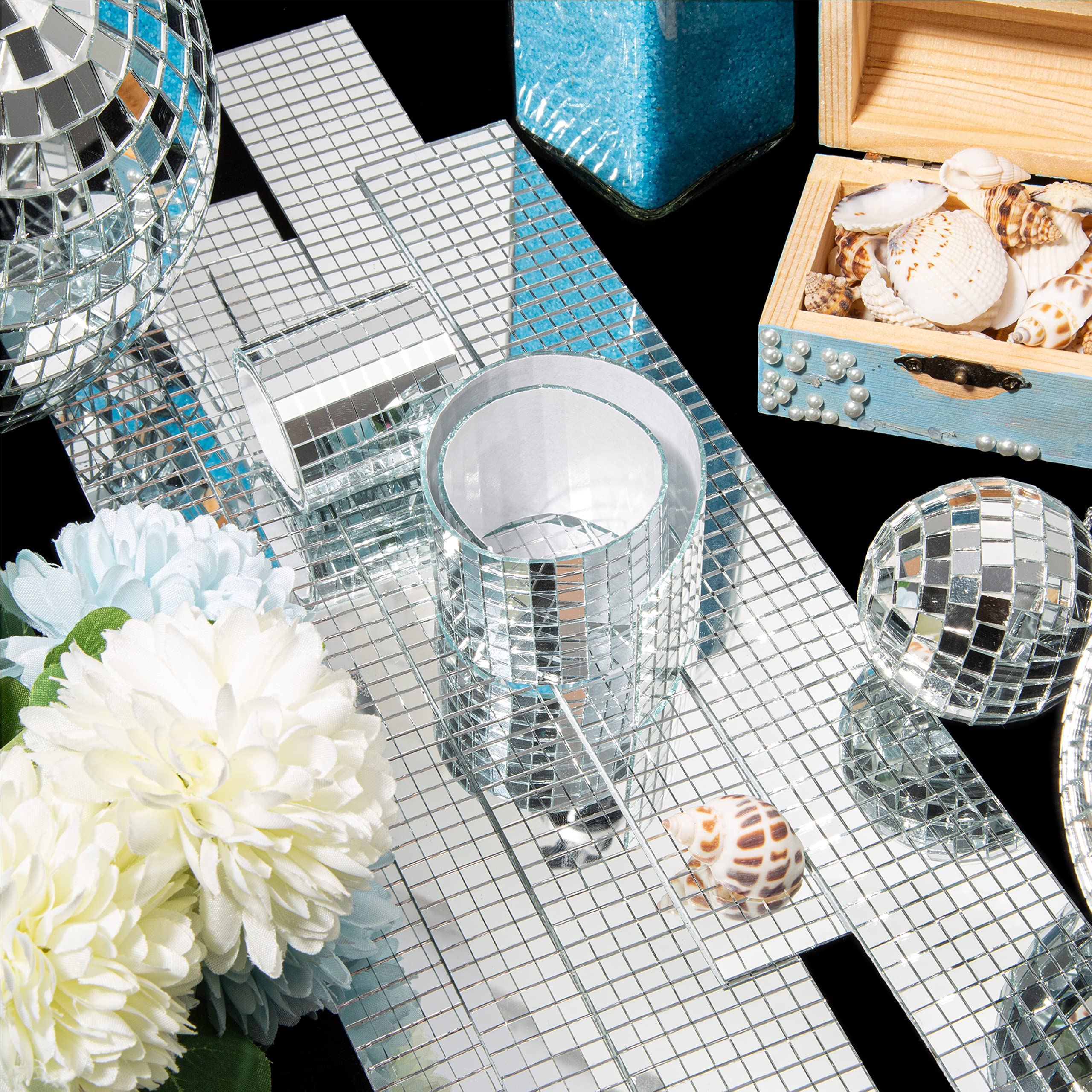 PP OPOUNT versatile mirror tiles strip for indoor and outdoor decoration ideas.