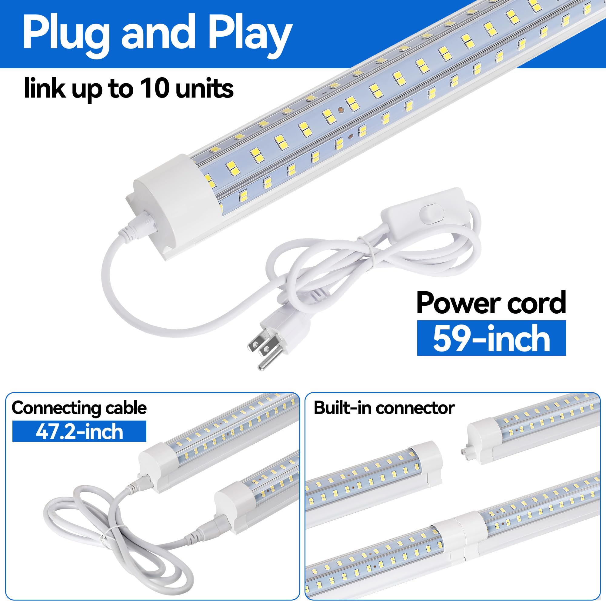 PQSL daisy-chain capability enables scalable lighting for larger spaces.