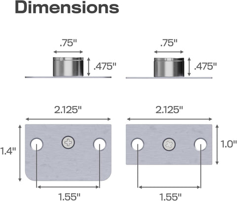 PLS19BCR reliable replacement for ball catches on interior doors