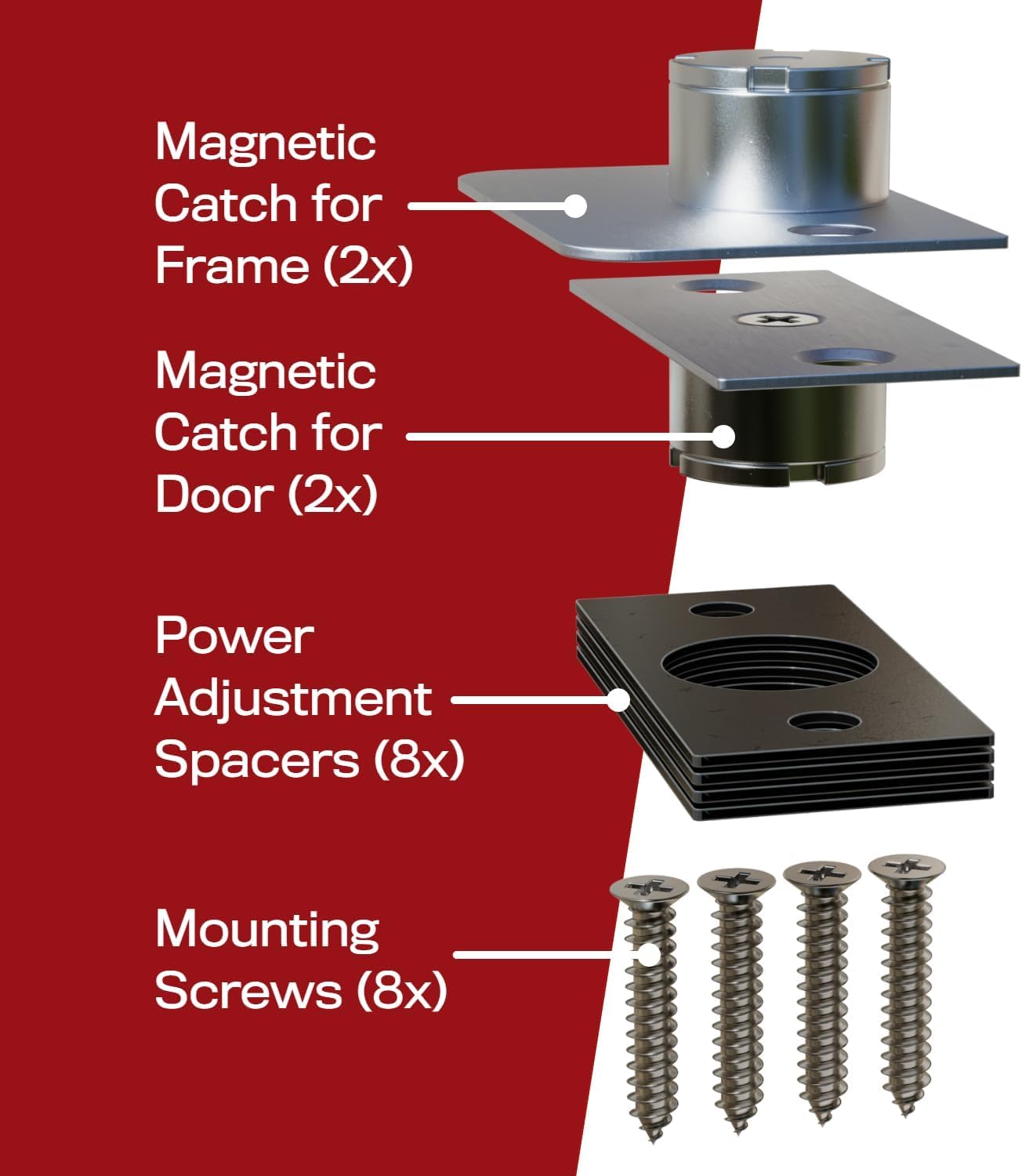 PLS19BCR provides smooth opening and closing for interior doors