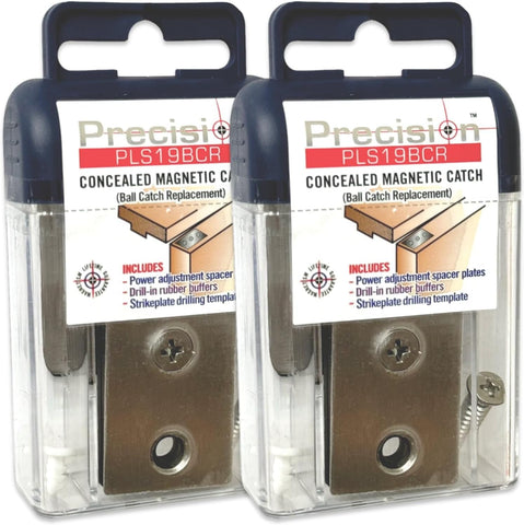 Precision Lock PLS19BCR two-pack replaces old ball catches on interior doors