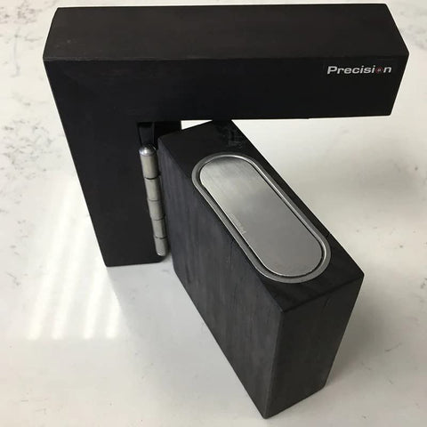 Precision Lock PLS24PROXHD front view shows slim concealed finish for heavy doors.