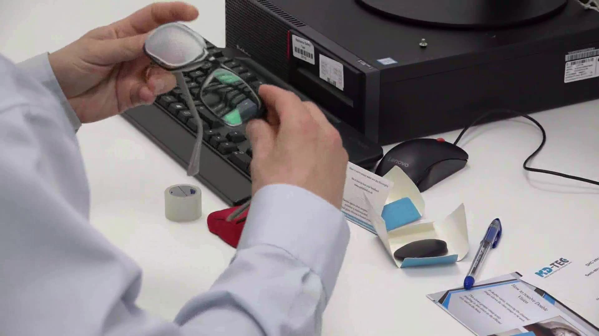Clinicians can streamline eye exams with a practical paddle alternative.