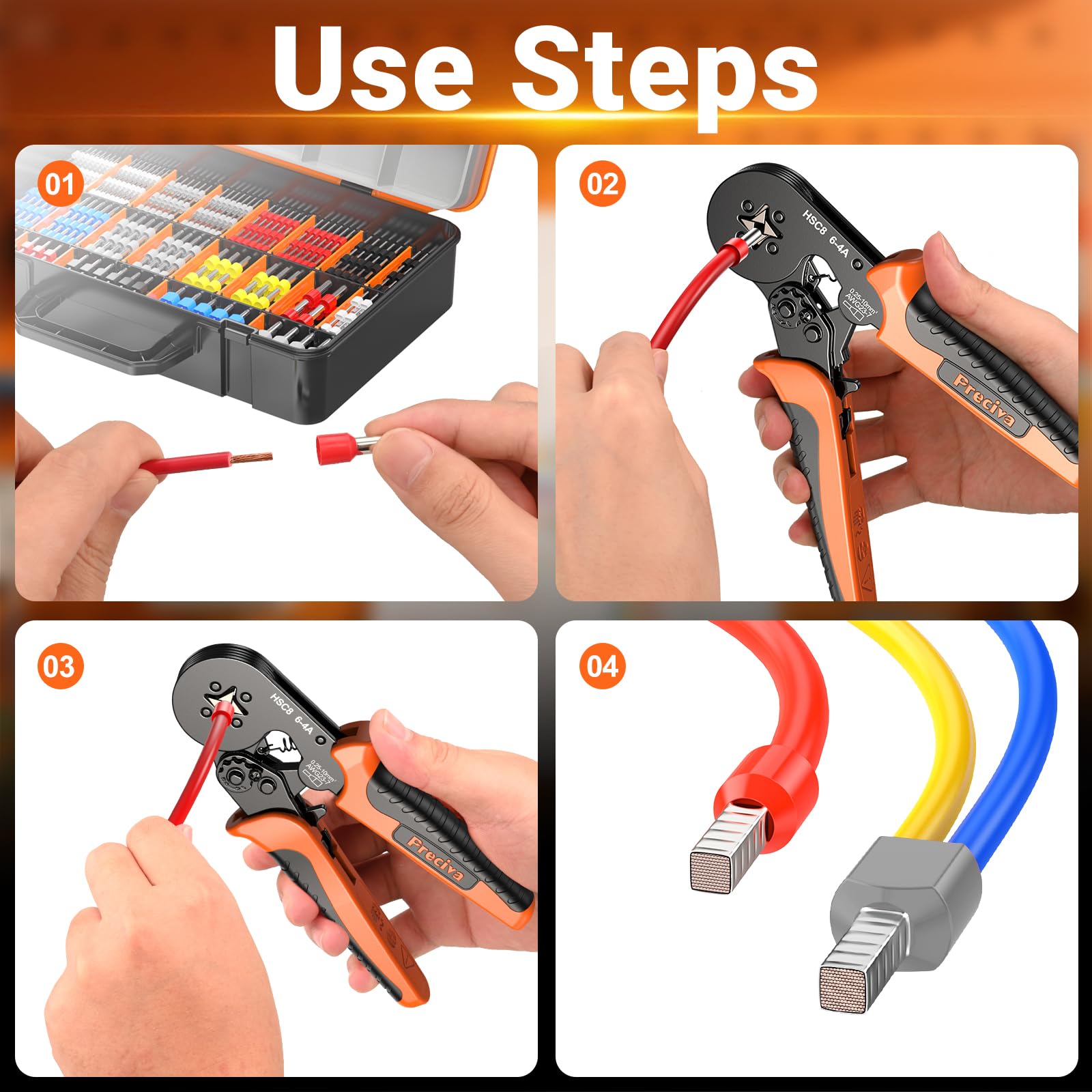 Preciva ferrule kit includes 1,000 singles and 260 twins for broad coverage.