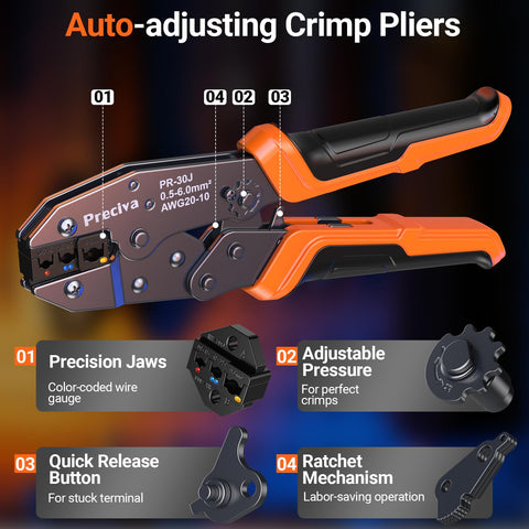 Preciva 680-piece insulated connectors kit for versatile wiring projects