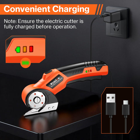 Preciva complete kit includes blades, charger, bag, and tools.