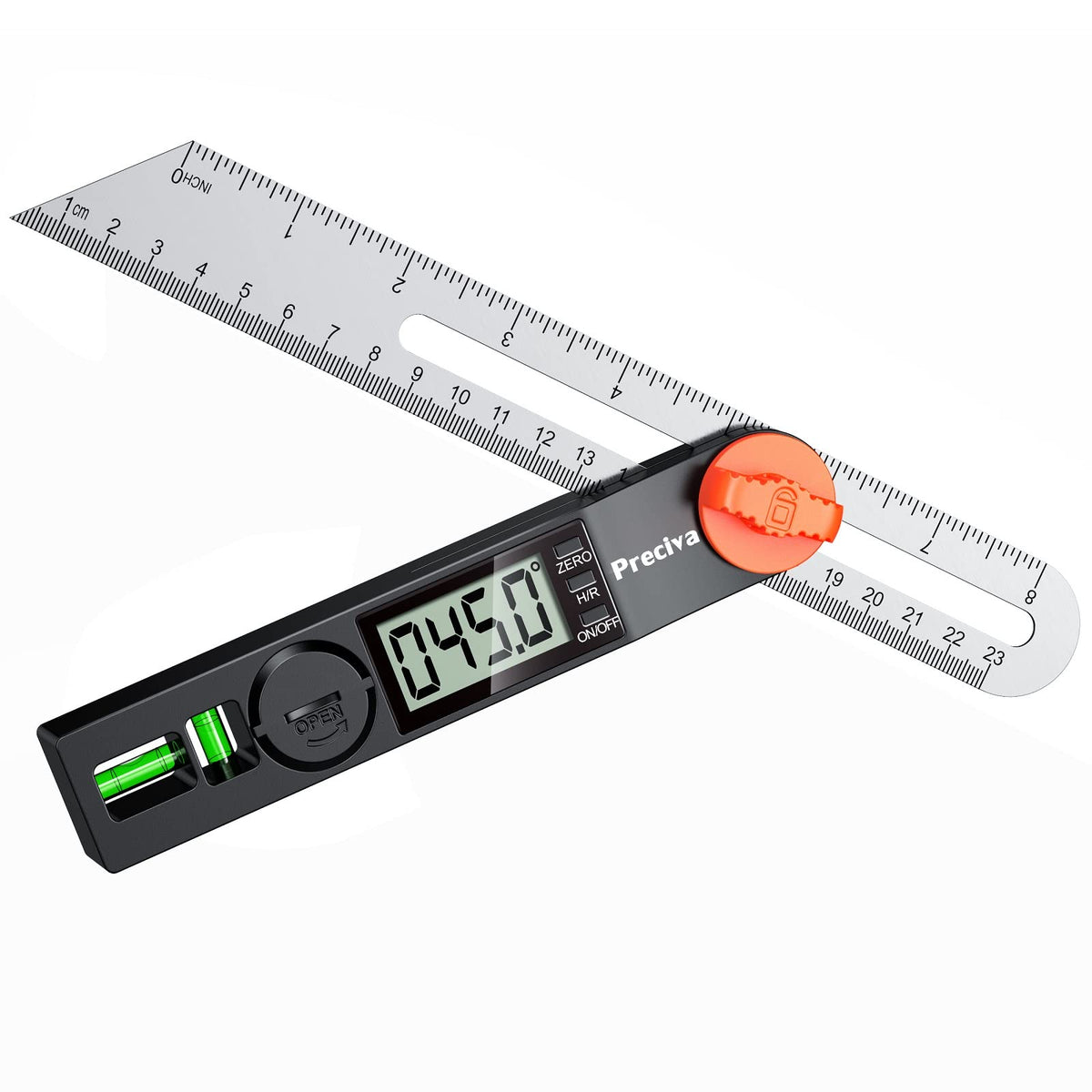 Preciva digital angle finder with LCD display for quick measurements