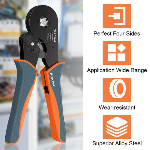 Preciva ergonomic handle provides a comfortable grip during use.
