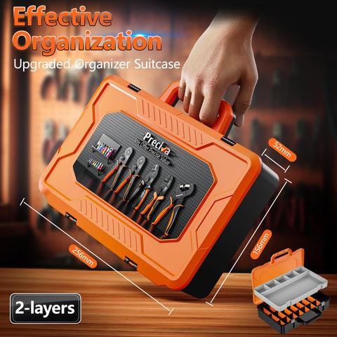 Preciva ferrule crimping tool kit includes 350 twin ferrules for secure connections.