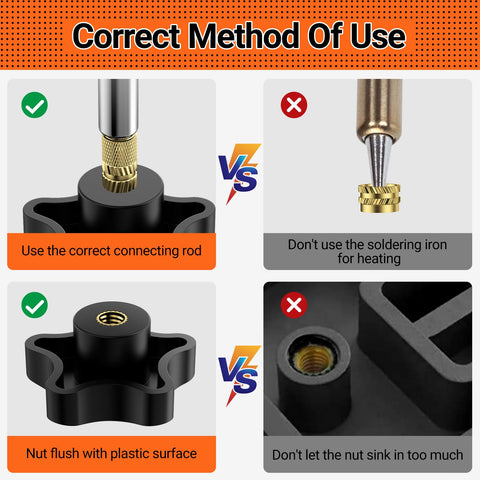 Preciva heat-set tip M5 delivers strong, reliable threaded inserts.