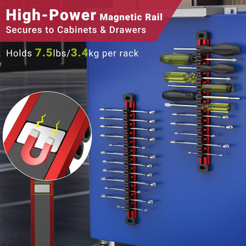 Preciva heavy-duty magnets keep tools steady during busy shop tasks.