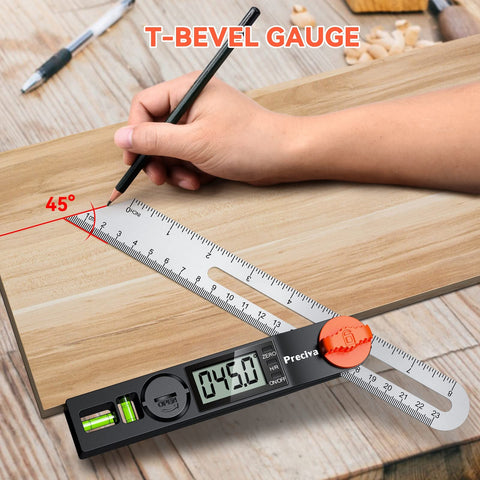 Preciva LCD readout provides clear angle readings in workspaces