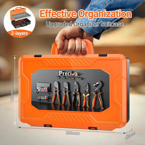 Preciva secure locking mechanism prevents accidental opening