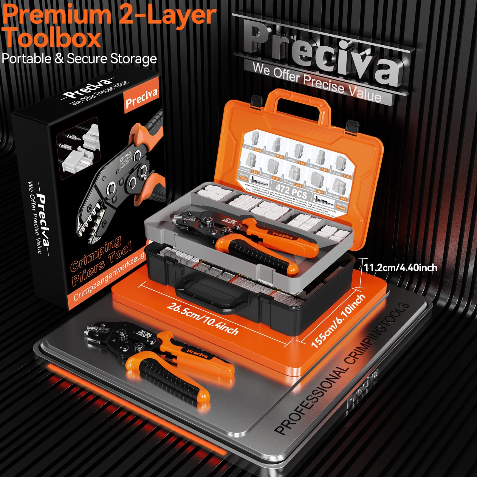 Preciva kit ideal for DIY electronics projects and repairs.