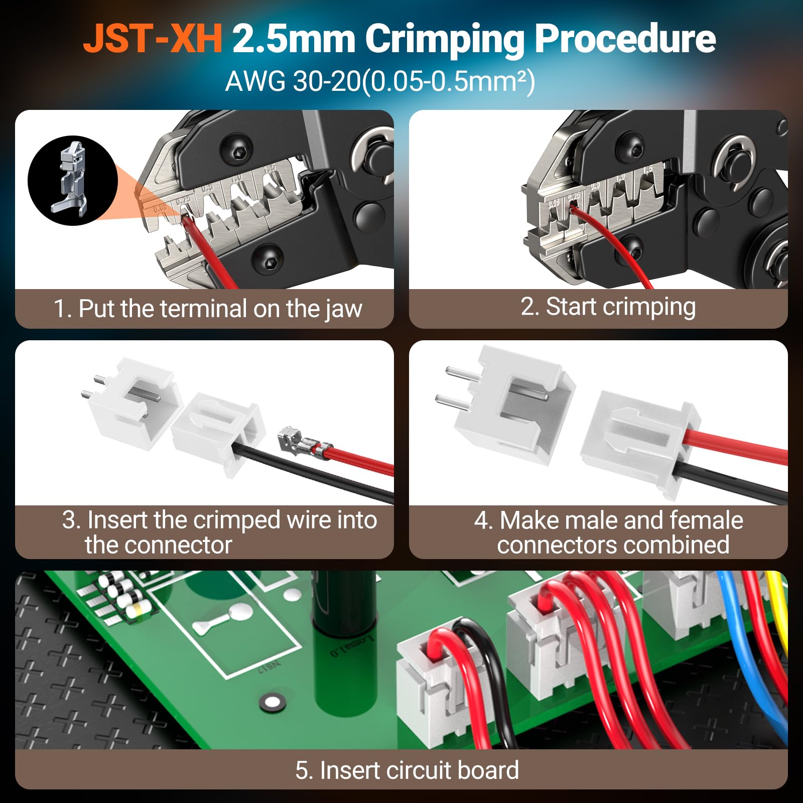Preciva ratcheting crimping mechanism for secure crimps
