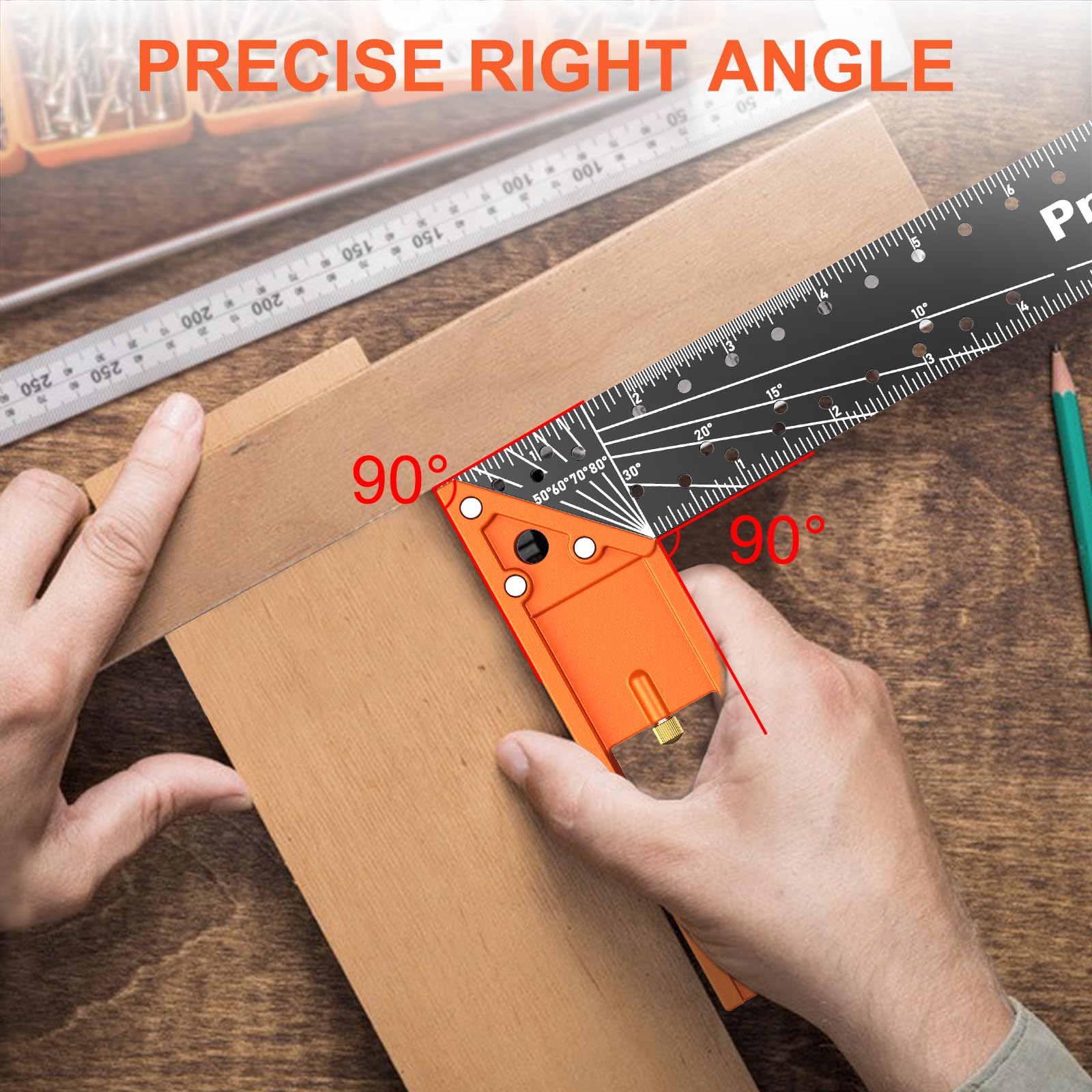 Preciva retractable ledge keeps the handle steady during cuts