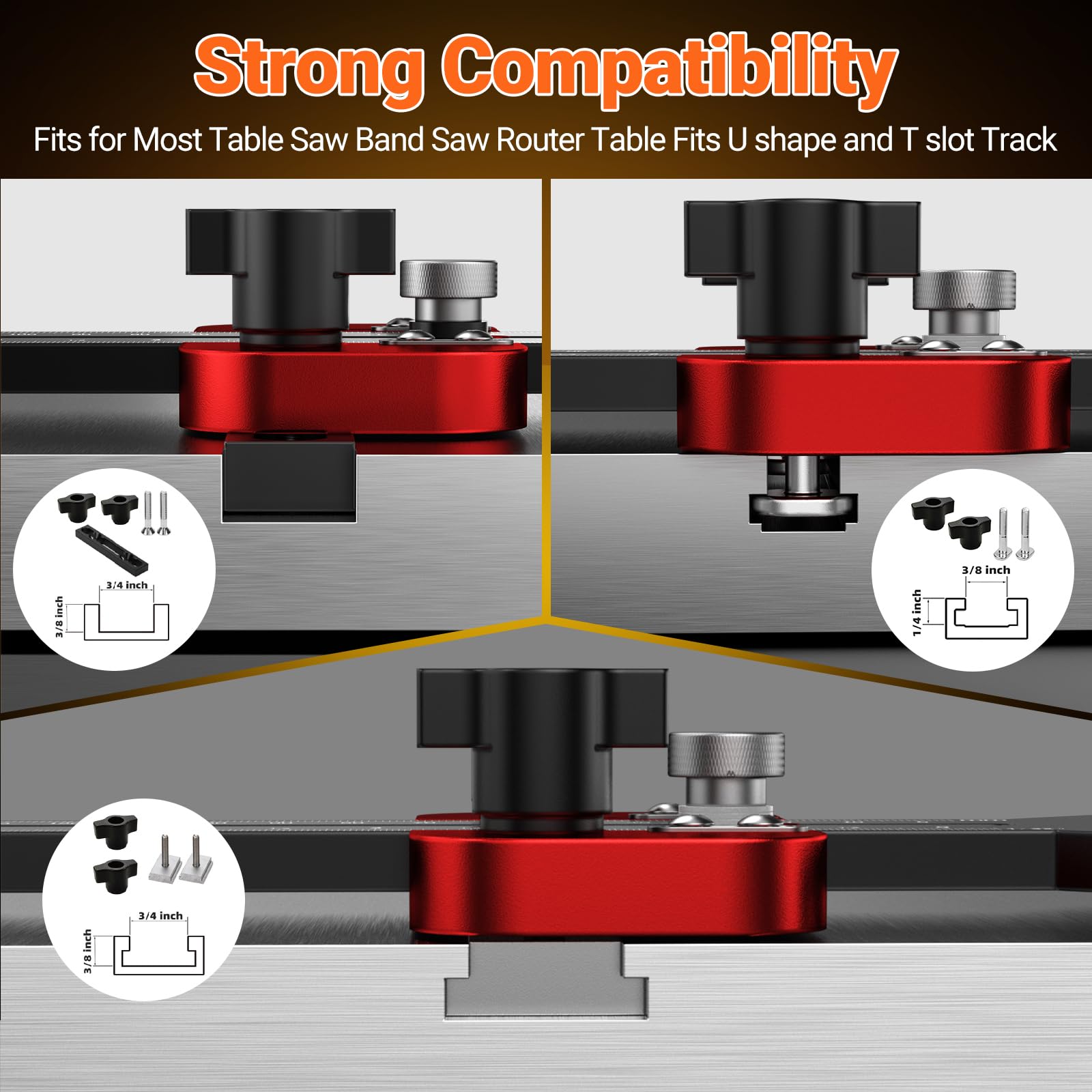 Preciva Thin Rip Jig's 3-pulley design stabilizes the workpiece for safe ripping.