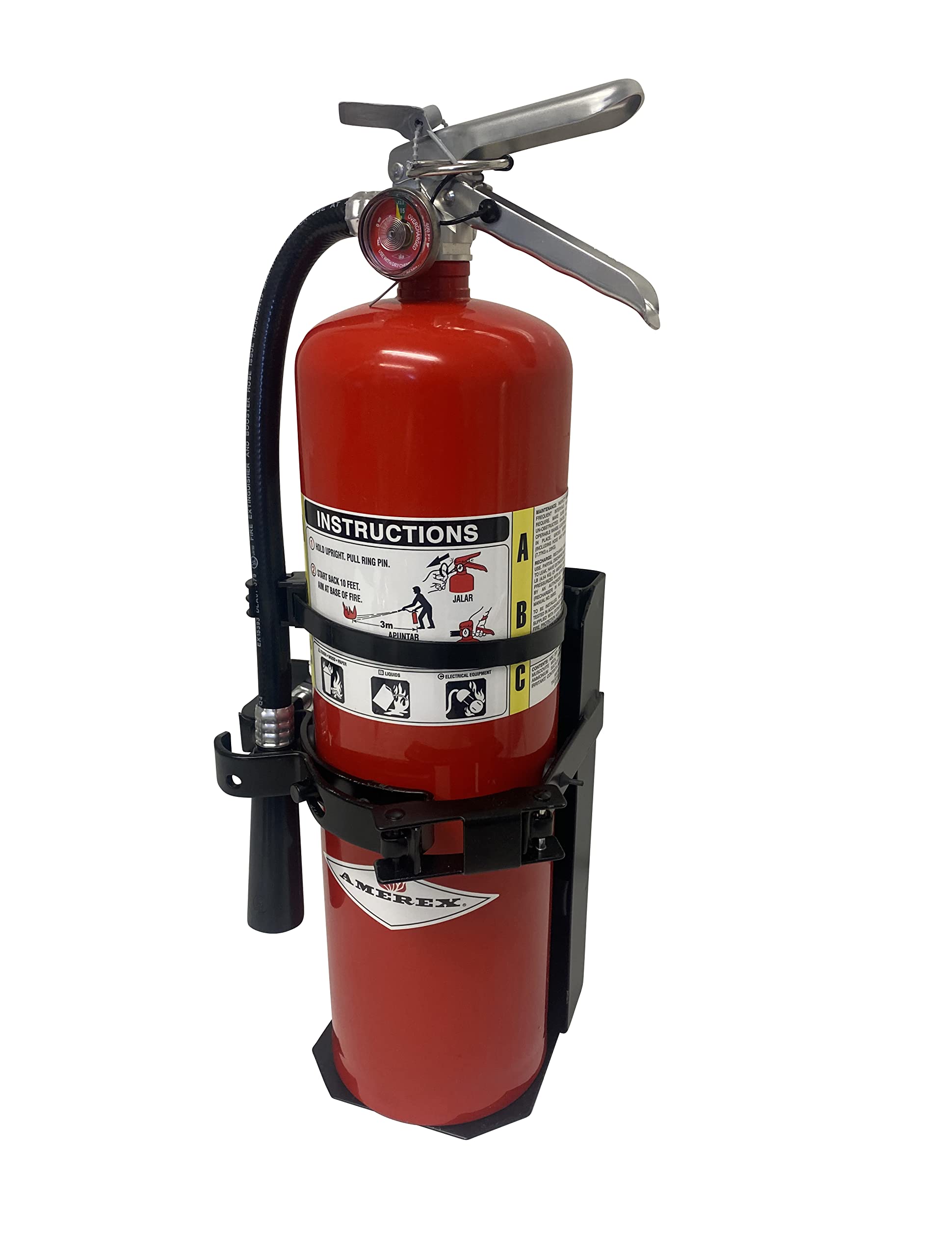 Preece Precision generic 809 replacement bracket shown without extinguisher.