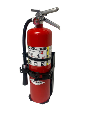 Preece Precision generic 809 replacement bracket shown without extinguisher.