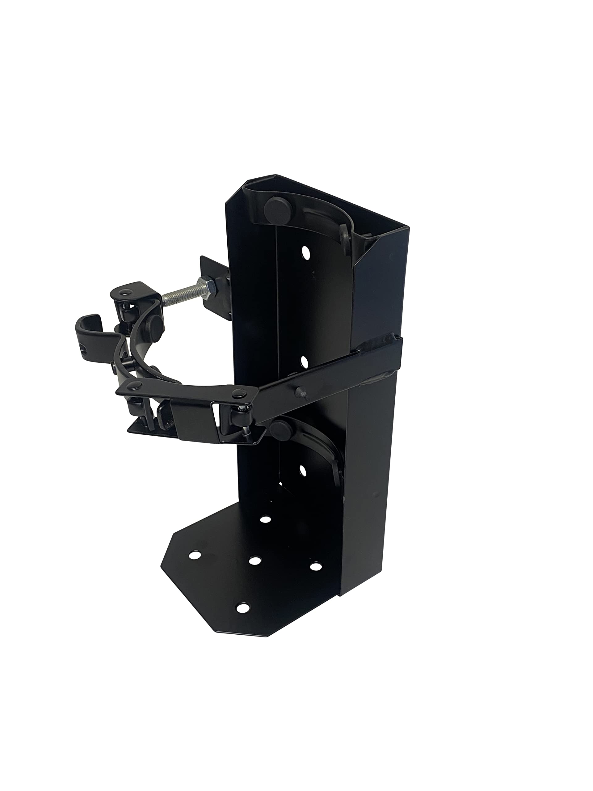 Preece Precision display-ready bracket shown in packaging and setup.