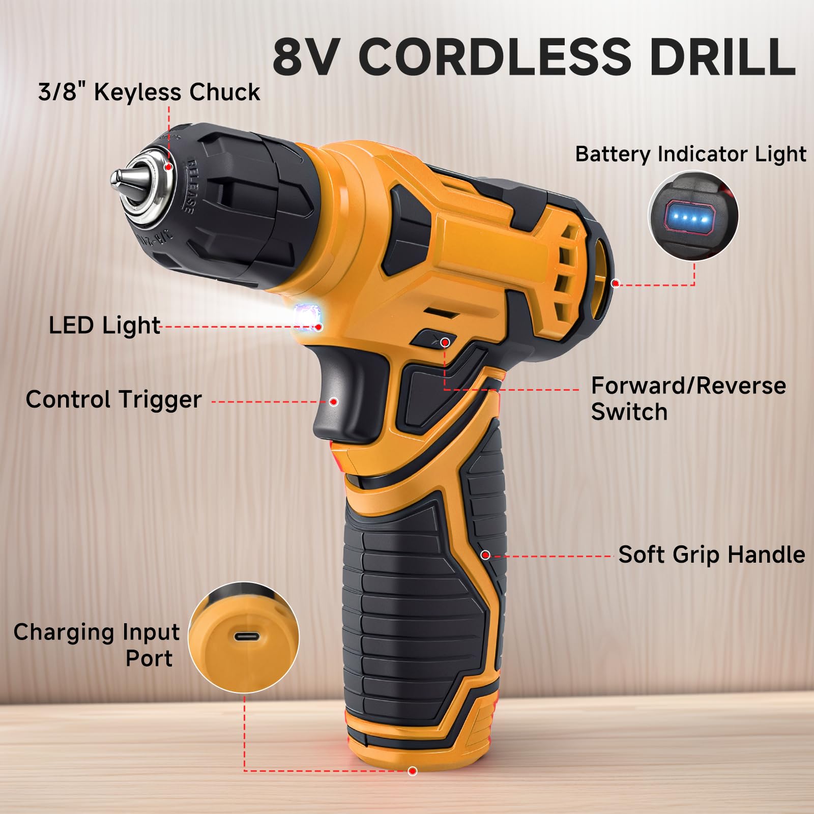 Prekull ergonomic anti-slip grip for comfortable extended use