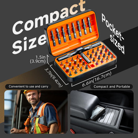 prekull T-handle ratcheting screwdriver for smooth forward and reverse operation