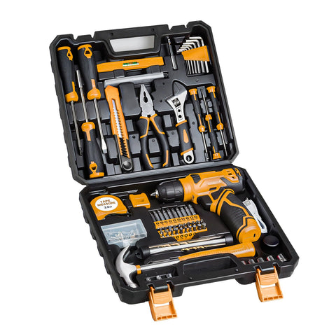 Prekull 8V cordless drill with LED for precise, one-handed operation