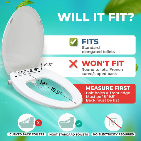 Premexa bidet seat easy-install design ready for tool-free setup.