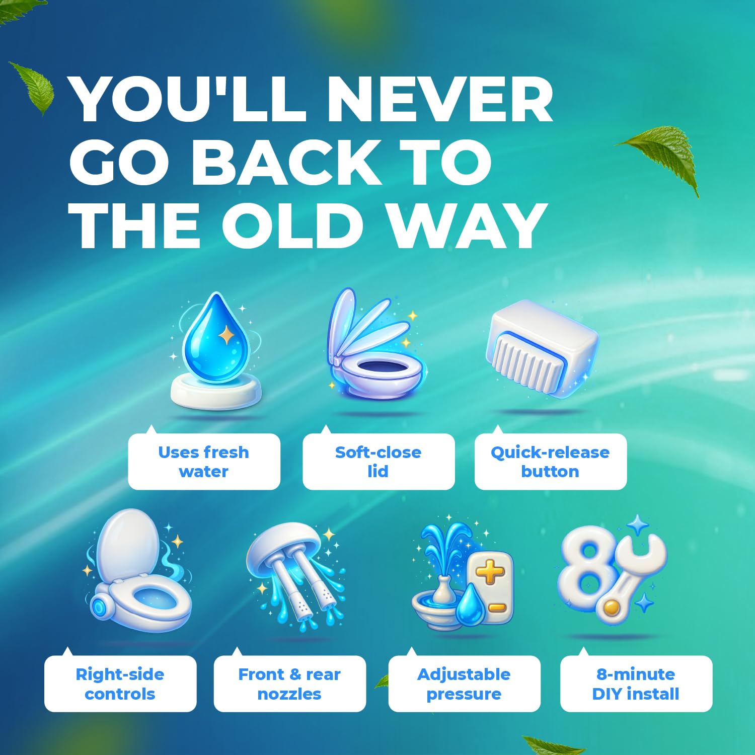 Premexa bidet seat soft-close lid reducing noise and slamming.