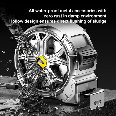 Premium Tape Measure 25ft laser engraved scale remains readable outdoors