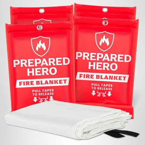 Prepared Hero fire blanket CE EN 1896 compliant