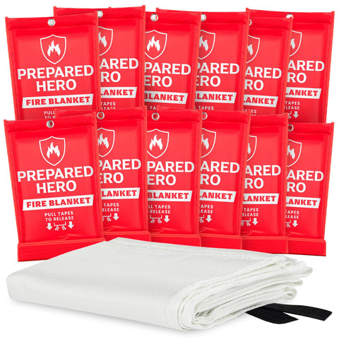 Prepared Hero fire blanket in kitchen ready for quick, mess-free fire suppression.